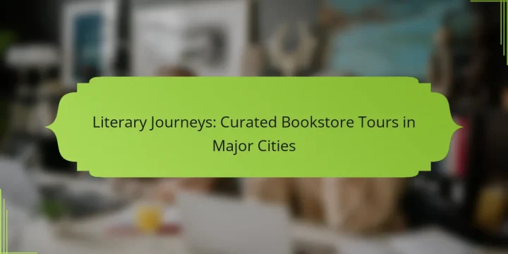 Literary Journeys: Curated Bookstore Tours in Major Cities