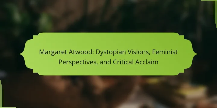 Margaret Atwood: Dystopian Visions, Feminist Perspectives, and Critical Acclaim