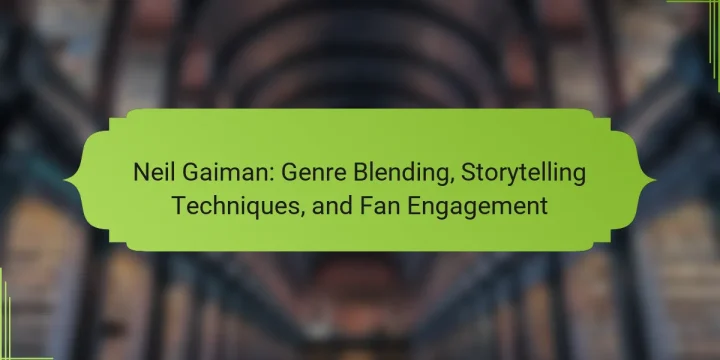 Neil Gaiman: Genre Blending, Storytelling Techniques, and Fan Engagement